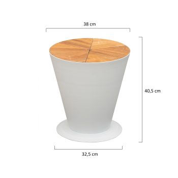 95403200 Icoo Ice Bucket White Afmetingen
