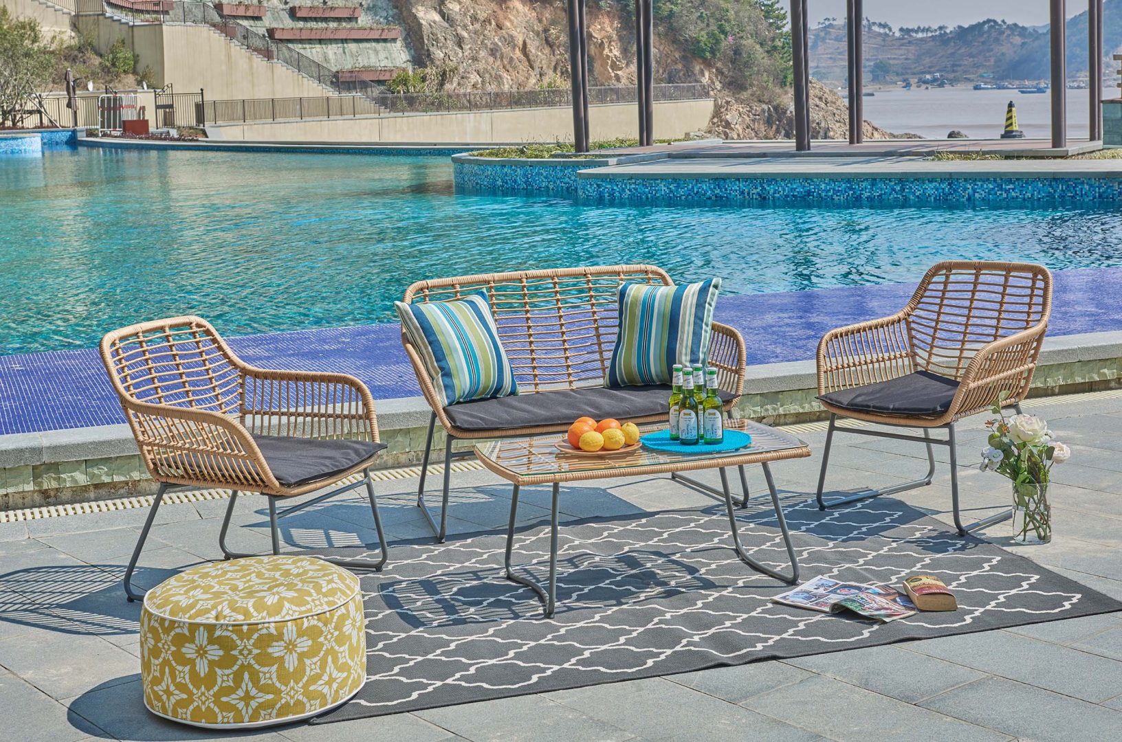 Java Lounge Set | 4-piece | Kaja Interiors