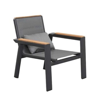 Loungeset Geneva Zwart