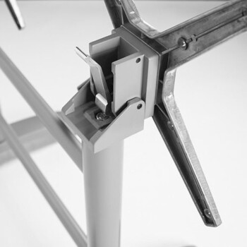 Terras Onderstel Trento 2F Zilver