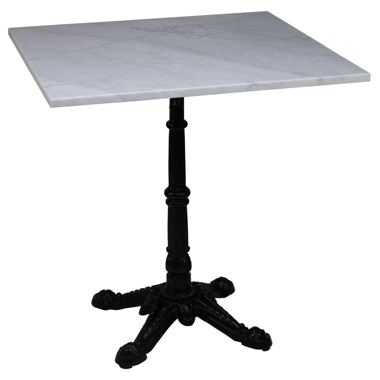 96307546 Onderstel London 4 Black 96314830 Tafelblad Marmer Bianco