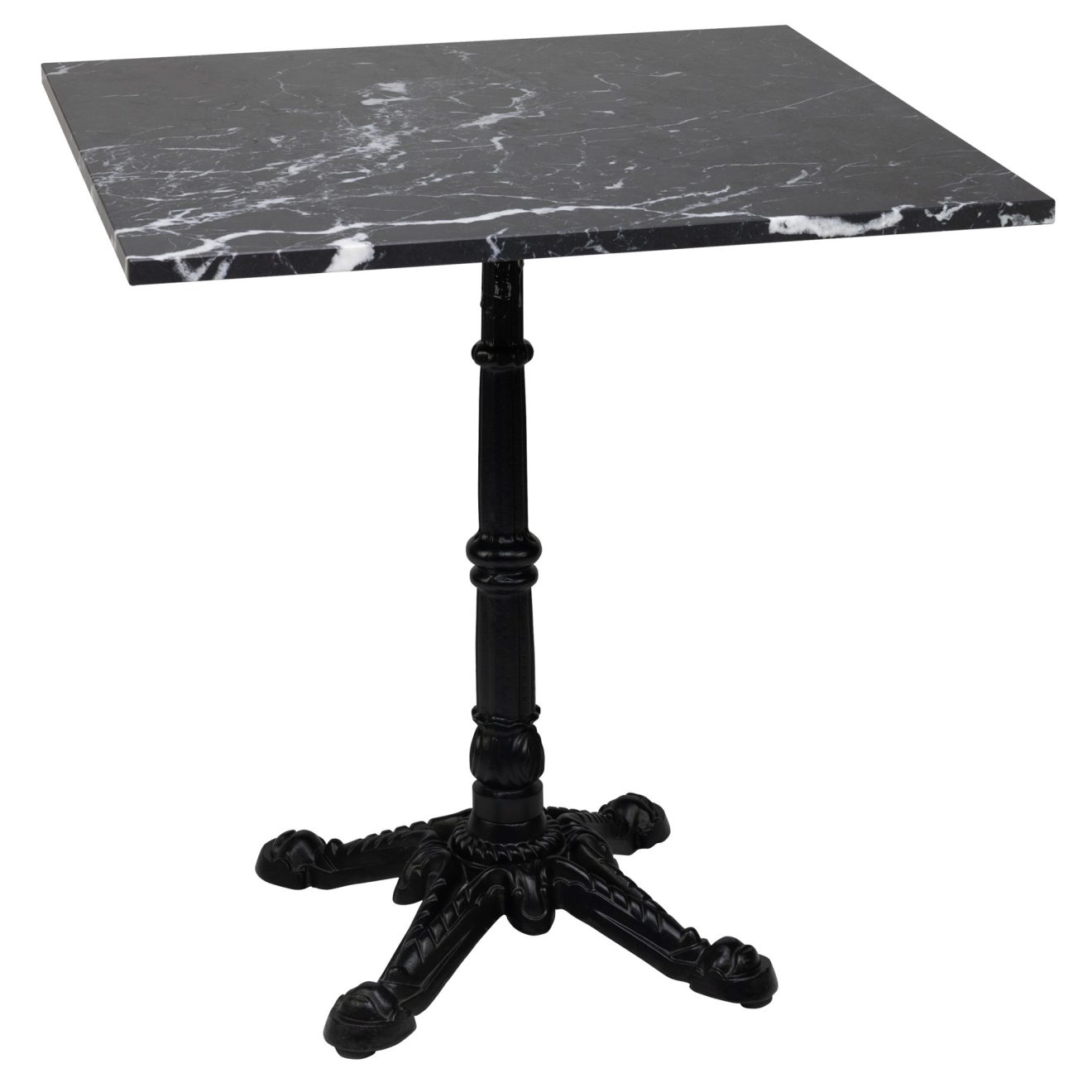 96307546 Onderstel London 4 Black 96314850 Tafelblad Marmer Nero