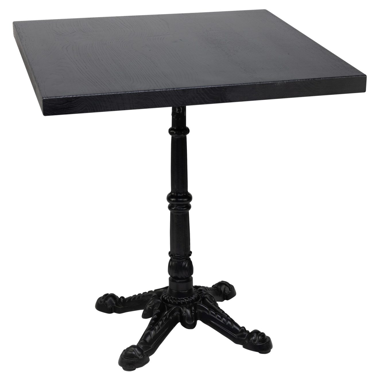 96307546 Onderstel London 4 Black 96316870 Massief Eiken Zwart