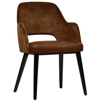 96120980 Olsen Armstoel Roestbruin 1hr