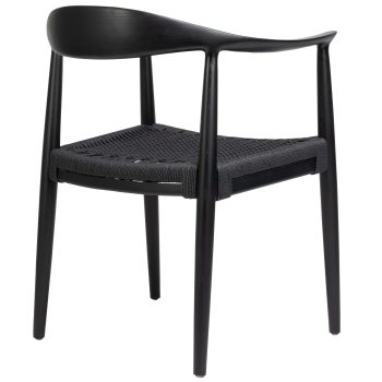 96000610 Stoel Nordic Zwart 4hr