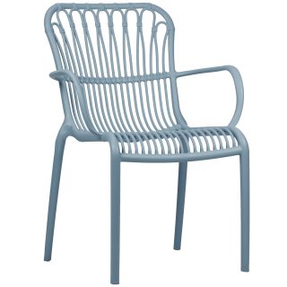 96914010 Terrasstoel Lola Grijs Blauw 1hr