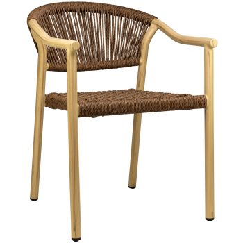 96915200 Jaxon Terrasstoel Naturel Bruin 1hr