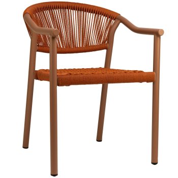 96915210 Terrasstoel Jaxon Oranje 1hr