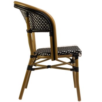 96915270 Terrasstoel Santa Cruz Zwart 3hr