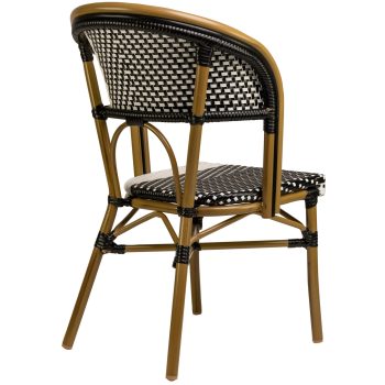 96915270 Terrasstoel Santa Cruz Zwart 4hr