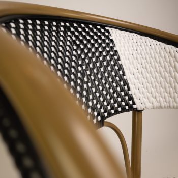 96915270 Terrasstoel Santa Cruz Zwart 8hr