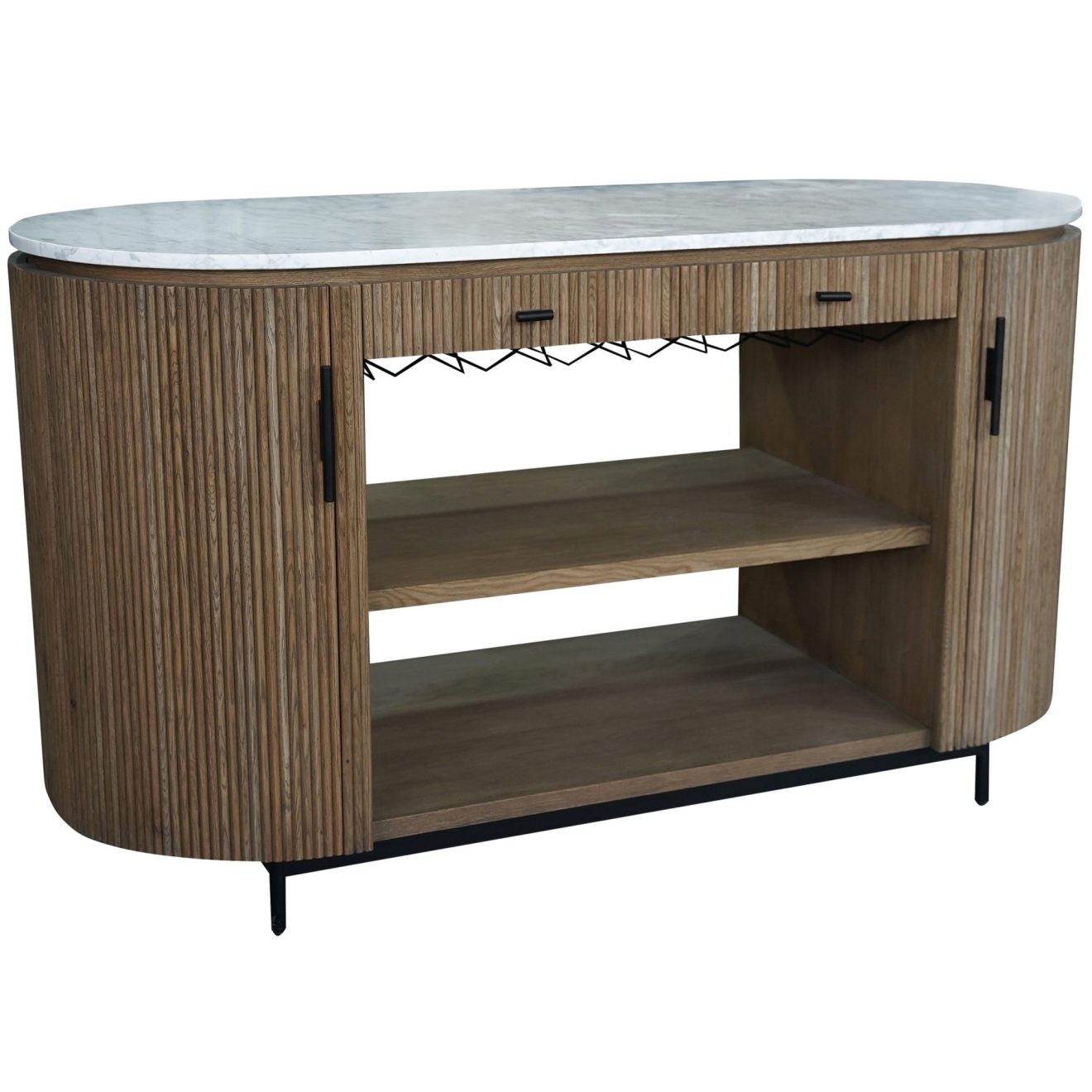 95100040 Moretti Buffetkast Wit Marmer 1hr