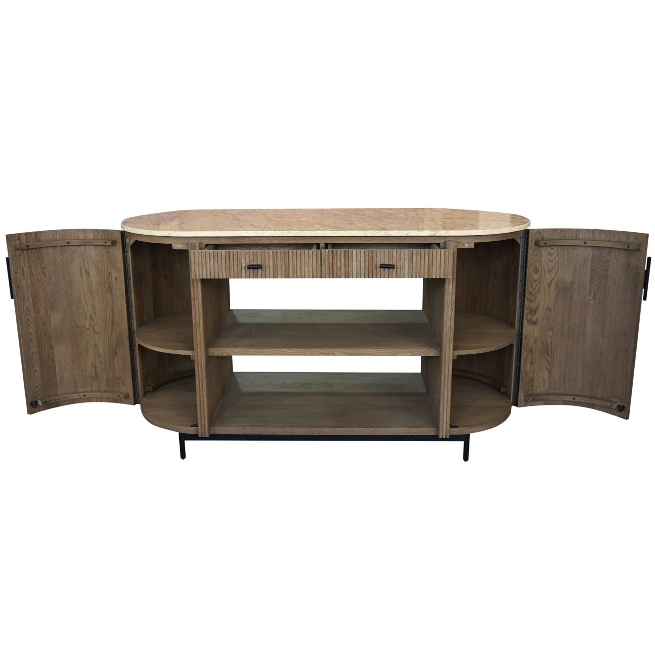 95100060 Moretti Buffetkast Bruin Marmer 4