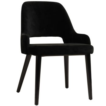 96100020 Stoel Cavale Zwart 1hr