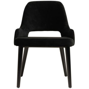 96100020 Stoel Cavale Zwart 2hr
