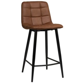 96201940 Barkruk Lauren Laag Cognac 1hr