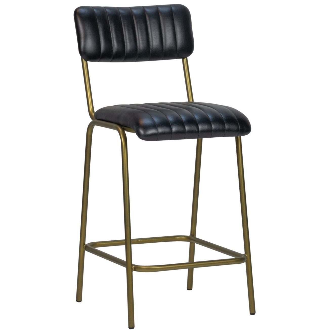 96202500 Barkruk Jenson Zwart Halfhoog 1hr