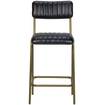 96202500 Barkruk Jenson Zwart Halfhoog 2hr