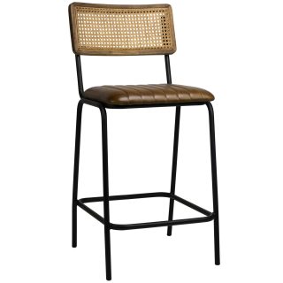 96202560 Barkruk Jens Laag Cognac 1hrr