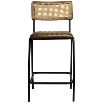 96202560 Barkruk Jens Laag Cognac 2hrr