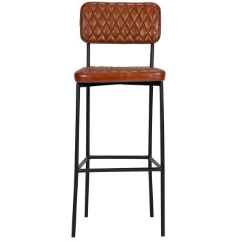 96203050 Barkruk Jade Cognac Leder 2hr