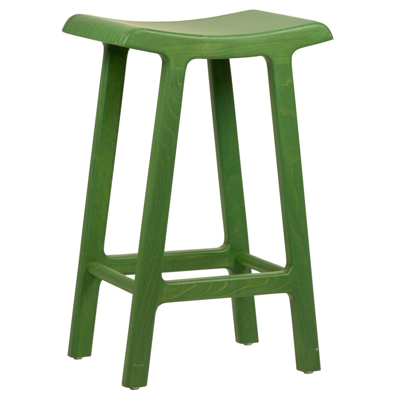 9620540 Barkruk Kyoto Groen Hout Laag 1hr