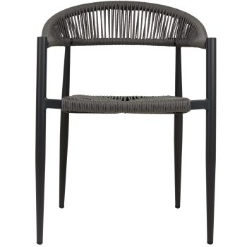 96902650 Terrasstoel Jonah Grijs 2hr