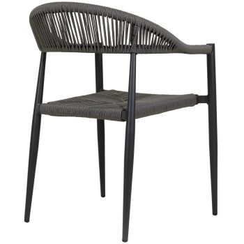 96902650 Terrasstoel Jonah Grijs 4hr