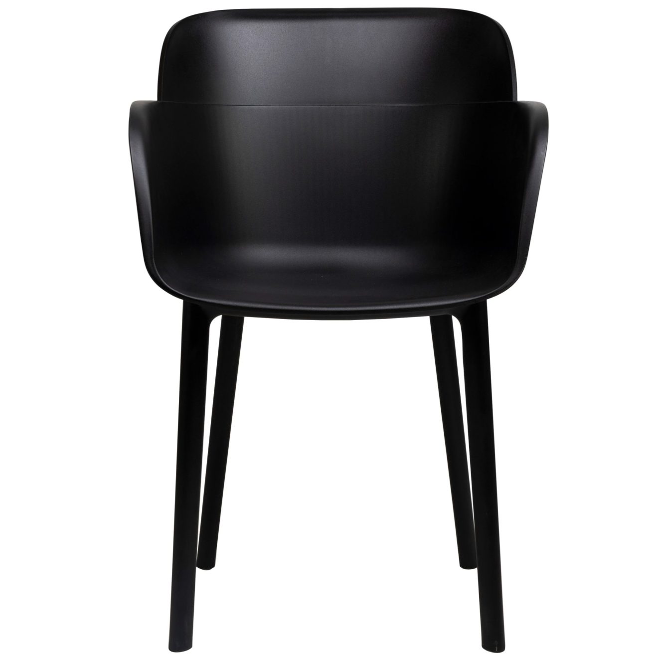 96910800 Terrasstoel Shell Zwart 2hr