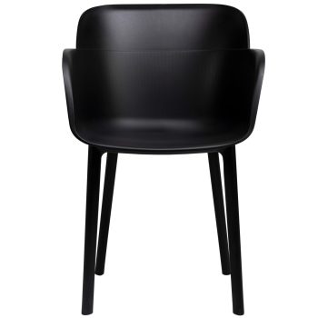 96910800 Terrasstoel Shell Zwart 2hr