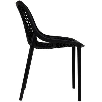 96913701 Terrasstoel Air Zwart 3hr