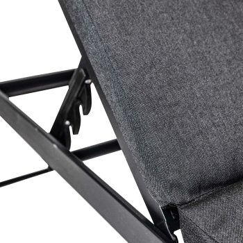 96916180 Cobie Sunlounger Zwart 4hr