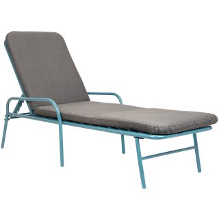 96916190 Elba Sunlounger Groenblauw 2hr
