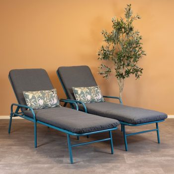 96916190 Elba Sunlounger Groenblauw 7hr