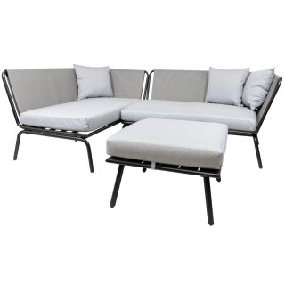 96916220 Maudi Loungeset Antraciet+planthouder Nowa 1hr