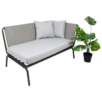 96916220 Maudi Loungeset Antraciet+planthouder Nowa 4hr