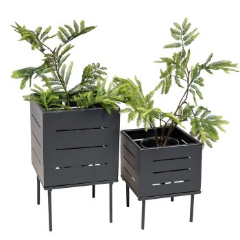 96916220 Maudi Loungeset Antraciet+planthouder Nowa 7hr