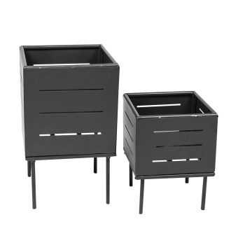 96916220 Maudi Loungeset Antraciet+planthouder Nowa 8hr