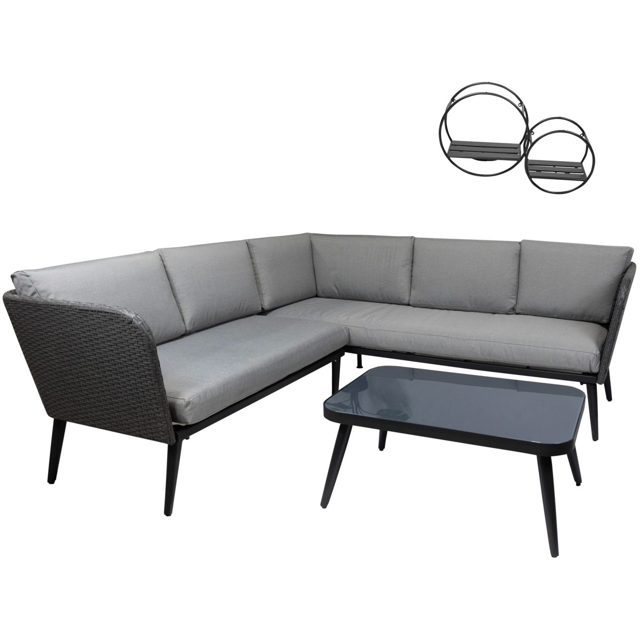 96916250 Loungeset Salera Planthouder Nessa 2hr