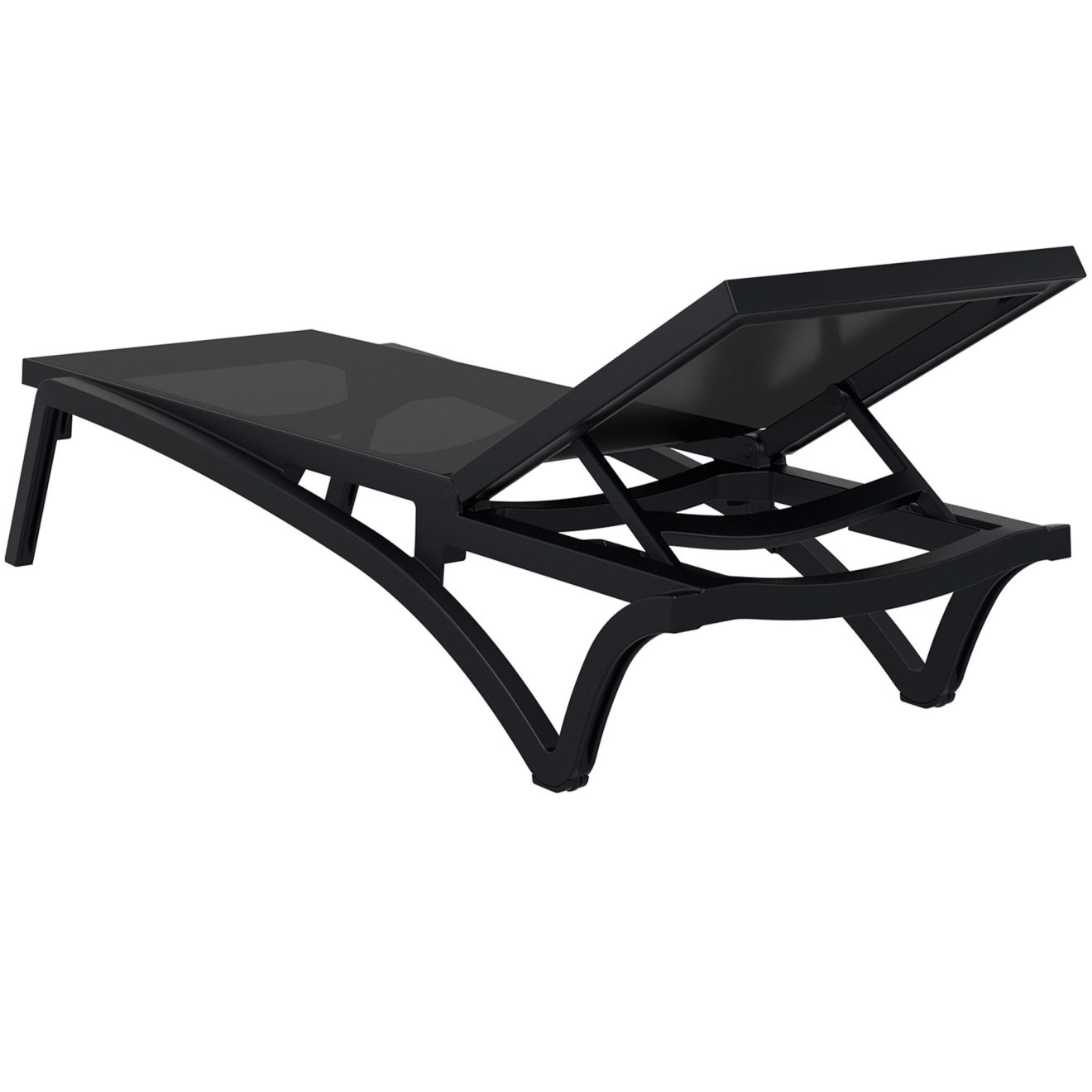 96916270 Pacific Sunlounger Zwart 4hr