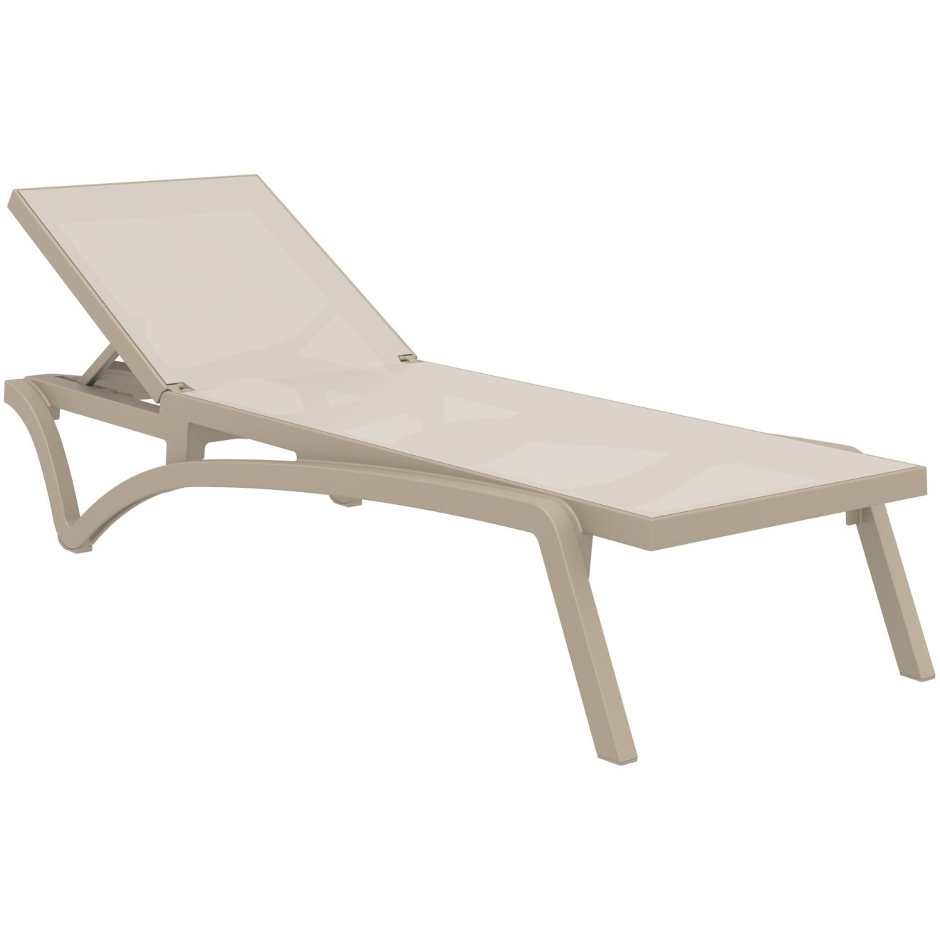 96916280 Pacific Sunlounger Taupe 1hr
