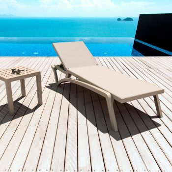 96916280 Pacific Sunlounger Taupe Taupe 6hr