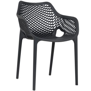 96924350 Terrasstoel Air Arm Grijs 1hr