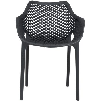 96924350 Terrasstoel Air Arm Grijs 2hr