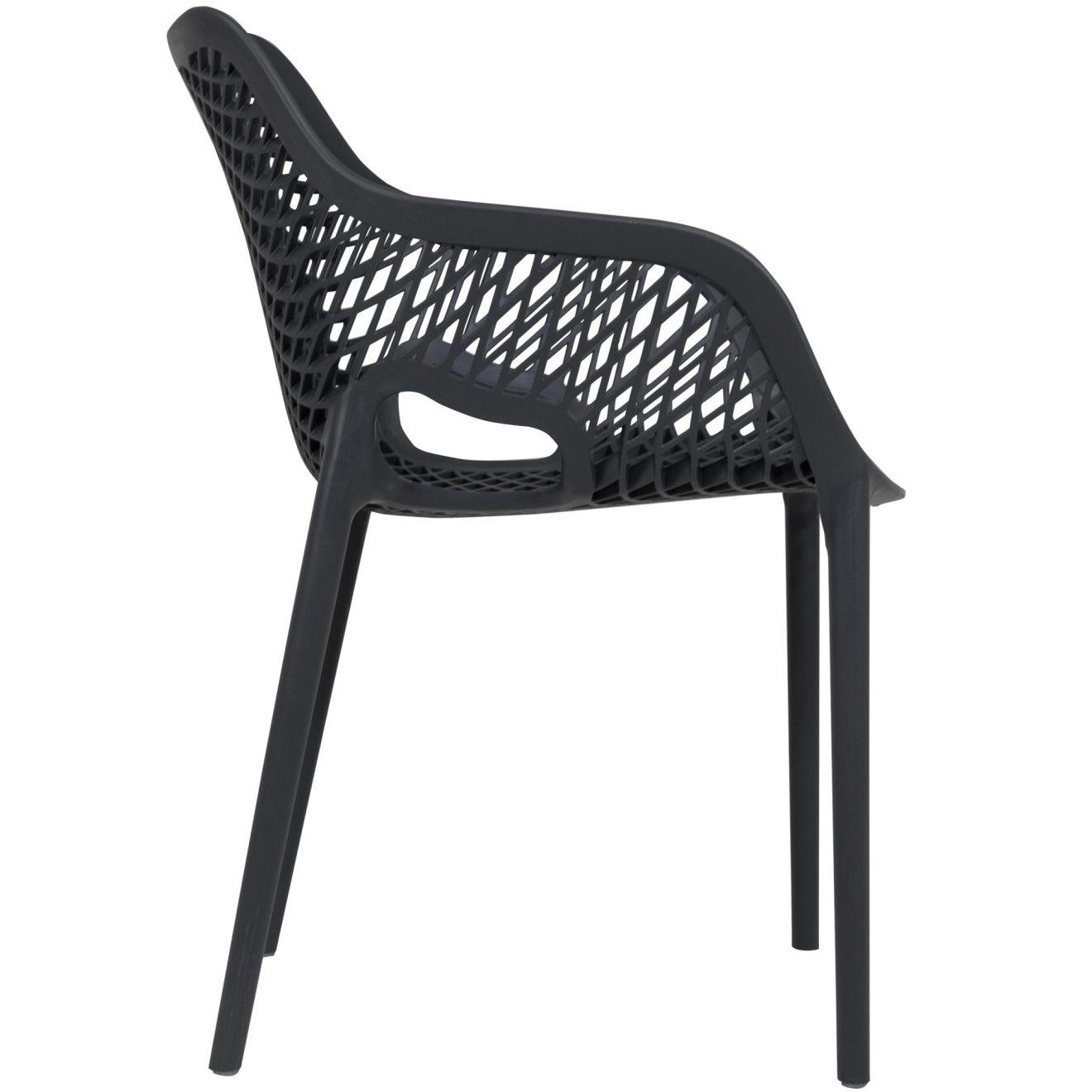 96924350 Terrasstoel Air Arm Grijs 3hr