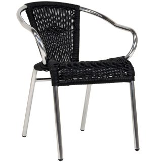 96907290 Terrasstoel Kannet Zwart 1hr