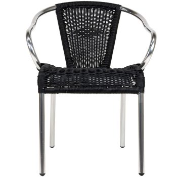 96907290 Terrasstoel Kannet Zwart 2hr