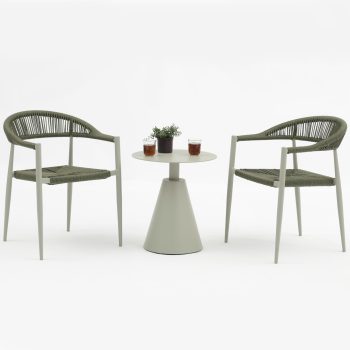 96916710 Bijzettafel Lino Grijsgroen Sfeerhr