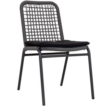 96929530 Terrasstoel Trobe Grijs 1hr