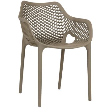 96990900 Terrasstoel Air Arm Taupe 1hr